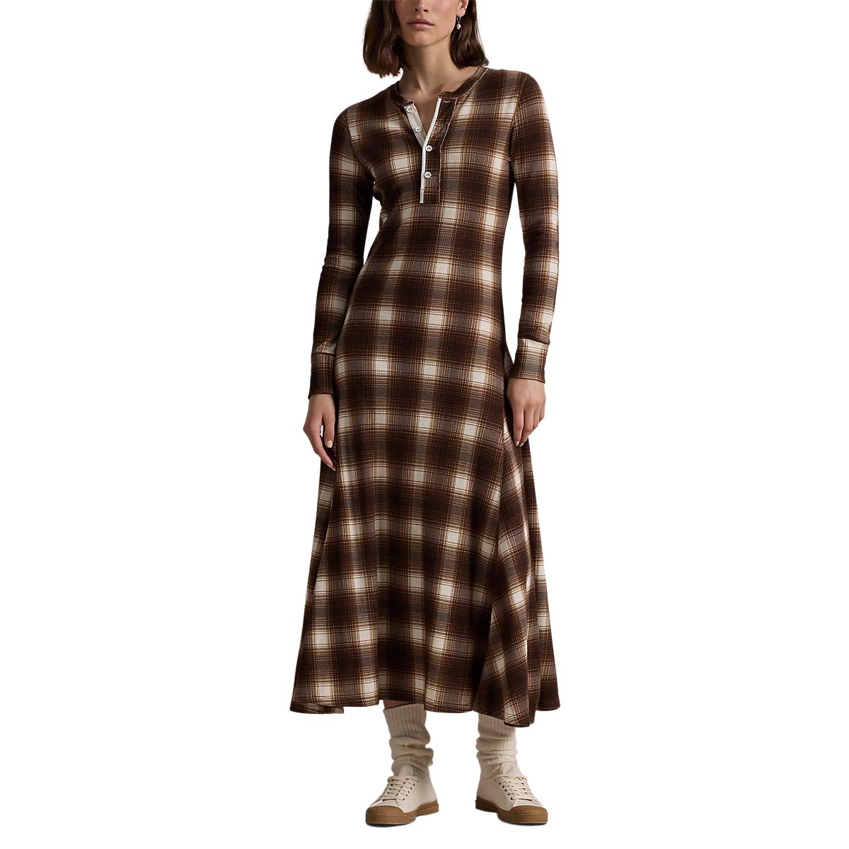 Polo Ralph Lauren Shdwpldrwie-Long Sleeve-Day Dress